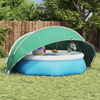 vidaXL Pool Dome Folding Manual Blue 336 x 322 x 160 cm