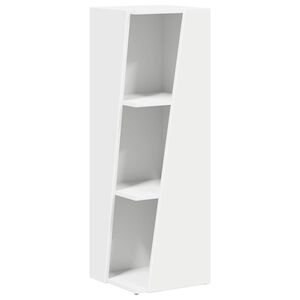 vidaXL Side Shelf 33 x 32 x 100.5 cm Engineered Wood White