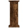 vidaXL Plant Stand Smoked Oak 33x33x80 cm Engineered Wood