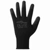 vidaXL Work Gloves 12 pcs Black 10 / XL Polyester
