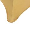 vidaXL 6 pcs Chair Covers Stretch Gold