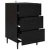 vidaXL Bedside Cabinet Black Oak 40 x 40 x 66 cm Engineered Wood