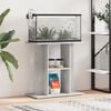 vidaXL Aquarium Stand Concrete Grey 60x30x60 cm Engineered Wood