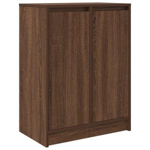vidaXL Sideboard Brown Oak 57x34x76 cm Engineered Wood
