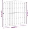 vidaXL Hit and Miss Fence Panel Pinewood 180x
