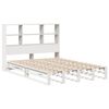 vidaXL Bookcase Bed without Mattress White 120x200 cm Solid Wood