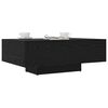 vidaXL Coffee Table Black Oak 85 x 55 x 31 cm
