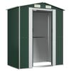 vidaXL Garden Shed Green 192x108x223 cm Galvanised Steel