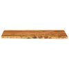 vidaXL Bathroom Vanity Top Solid Acacia Wood 140x52x3.8 cm