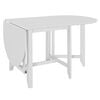 vidaXL Extendable Dining Table White (75-180)x75x74 cm MDF