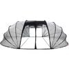 vidaXL Pool Tent Dome Transparent 640 x 432 x 205 cm PVC