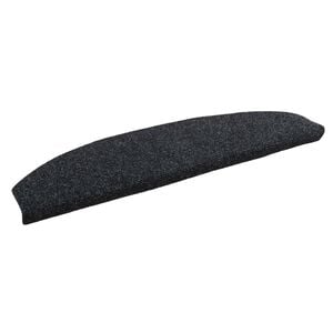 vidaXL Self-adhesive Stair Mats 15 pcs Black 80 x 24.5 x 3.5 cm