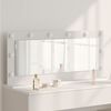 vidaXL Vanity Mirror White 100 x 45 x 18 cm Glass and Engineered wood