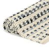 vidaXL Rug Denim Wool 160x230 cm Blue/White