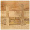 vidaXL Table Top 50x50x2.5 cm Square Solid Wood Rough Mango