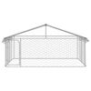 vidaXL Outdoor Dog Kennel with Roof 300x300x150 cm