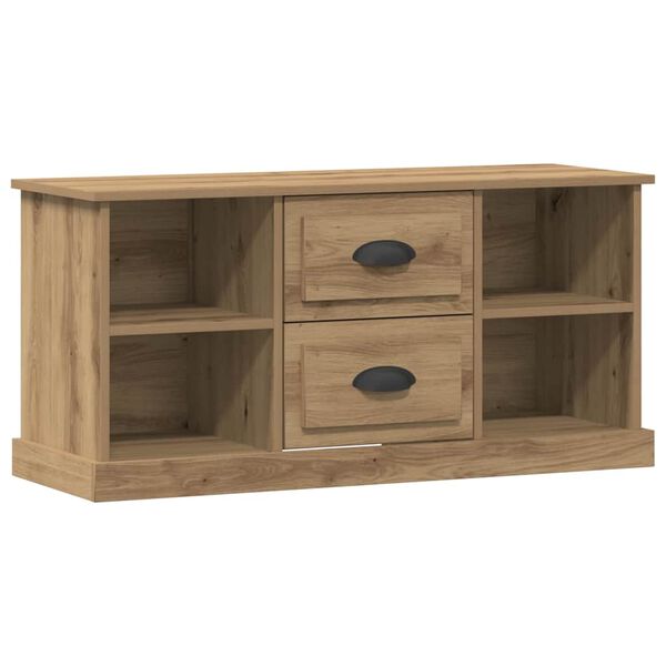 vidaXL TV Cabinet Artisan Oak 99.5 x 35.5 x 48 cm Engineered Wood