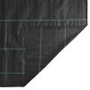 vidaXL Weed Membrane Black 1x5 m PP