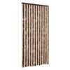 vidaXL Fly Curtain Beige and Light Brown 100x200 cm Chenille
