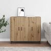vidaXL Sideboard Artisan Oak 90 x 34 x 80 cm Engineered Wood
