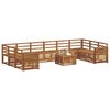 vidaXL Sofa Sets Natural Solid Acacia Wood