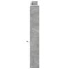 vidaXL Headboard Cabinet with LED Concrete Grey 220x16.5x103.5 cm
