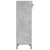 vidaXL Shoe Cabinet Concrete Grey 60x35x105 cm Engineered Wood