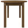 vidaXL Coffee Table Honey Brown 110x55x45 cm Solid Wood Pine