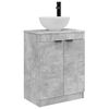vidaXL Bathroom Vanity with Sink Concrete Grey 53 x 35 x 100 cm