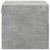 vidaXL Wall Cabinet Concrete Grey 50x42.5x40 cm Engineered Wood
