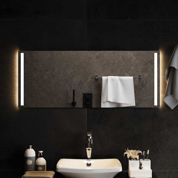 vidaXL LED Bathroom Mirror 100x40 cm