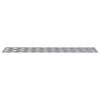 vidaXL Stair Tread Rectangular 2 pcs Silver 90 x 20 cm Aluminium