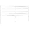 vidaXL Metal Replace Headboard White 180 cm