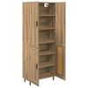 vidaXL Highboard Artisan Oak 69.5 x 34 x 180 cm
