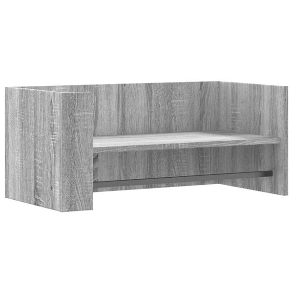 vidaXL Wall Shelf Grey Sonoma 70.5x35x30.5 cm Engineered Wood
