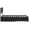 vidaXL Bed Frame with Drawer with Headboard Manual Engineered Wood