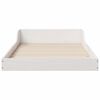 vidaXL Bed Frame White 100 x 210 cm Solid Pine Wood