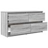 vidaXL TV Cabinet Grey Sonoma 100x35x54 cm Engineered Wood