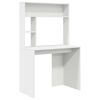 vidaXL Desk White Engineered Wood 91 x 50 x 149 cm