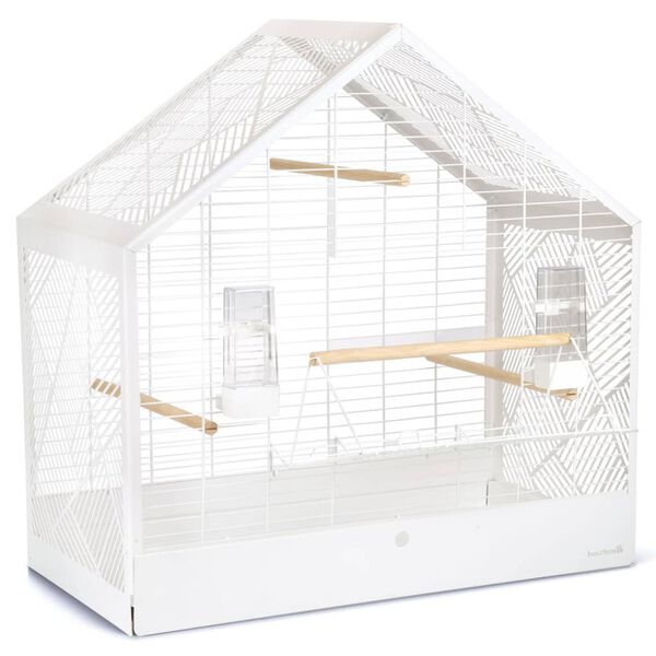 Beeztees Birdcage Yara White 71x35x70 cm Metal