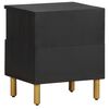 vidaXL Bedside Cabinet Black 40x33x46 cm Engineered Wood