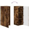 vidaXL TV Wall Cabinet Set 4 pcs Smoked Oak Engineered Wood