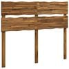 vidaXL Live Edge Headboard ROSTOCK Natural 135 cm Solid Acacia Wood