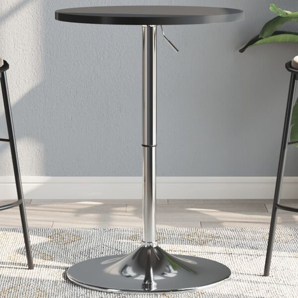 vidaXL Bar Table Base 45x90 cm Chromed Steel