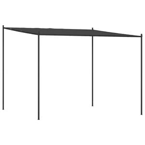 vidaXL Gazebo Anthracite 3x3 m 180 g/m&sup2; Fabric and Steel