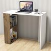 Homemania Computer Desk Nano 90x40x75 cm White and Walnut