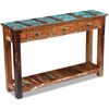 vidaXL Console Table Solid Reclaimed Wood 120x30x76 cm