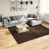 vidaXL Area Rugs Square HUARTE Brown 240 x 240 cm Polyester