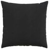 vidaXL Sofa Pillows 2 pcs Black 80 x 80 cm Corduroy Fabric