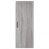vidaXL Wall Mounted Cabinet Grey Sonoma 34.5x34x90 cm